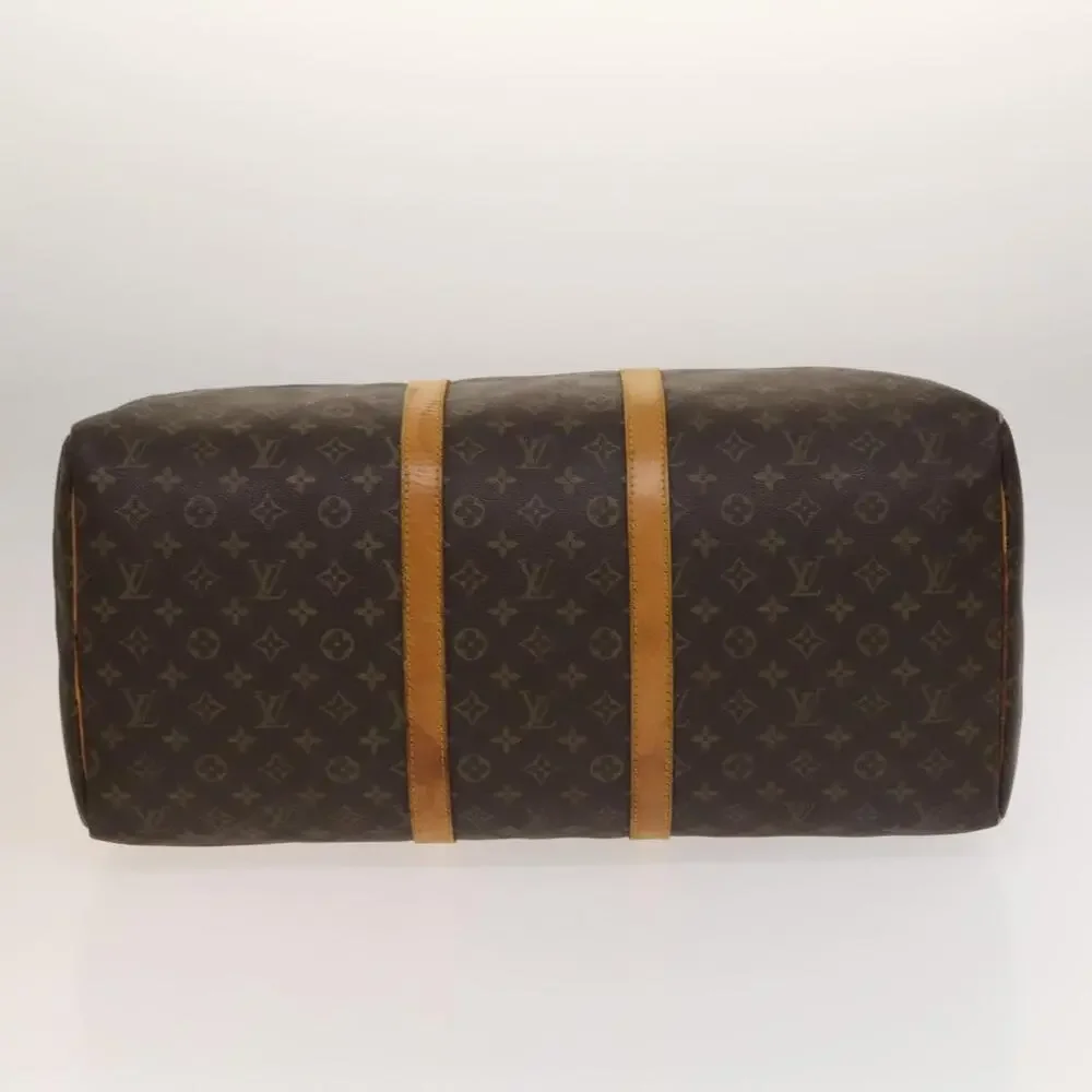 LOUIS VUITTON Monogram Keepall 55 Boston Bag M41424